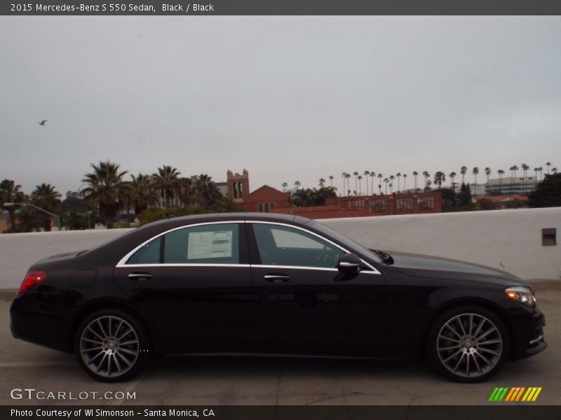 Black / Black 2015 Mercedes-Benz S 550 Sedan
