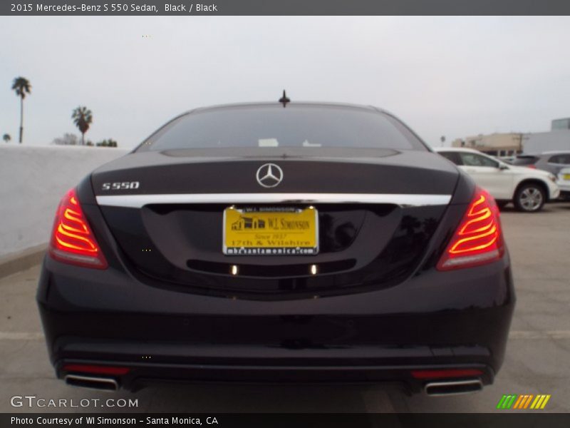 Black / Black 2015 Mercedes-Benz S 550 Sedan