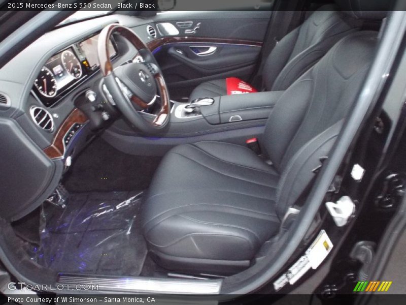 Black / Black 2015 Mercedes-Benz S 550 Sedan