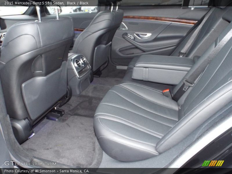 Black / Black 2015 Mercedes-Benz S 550 Sedan