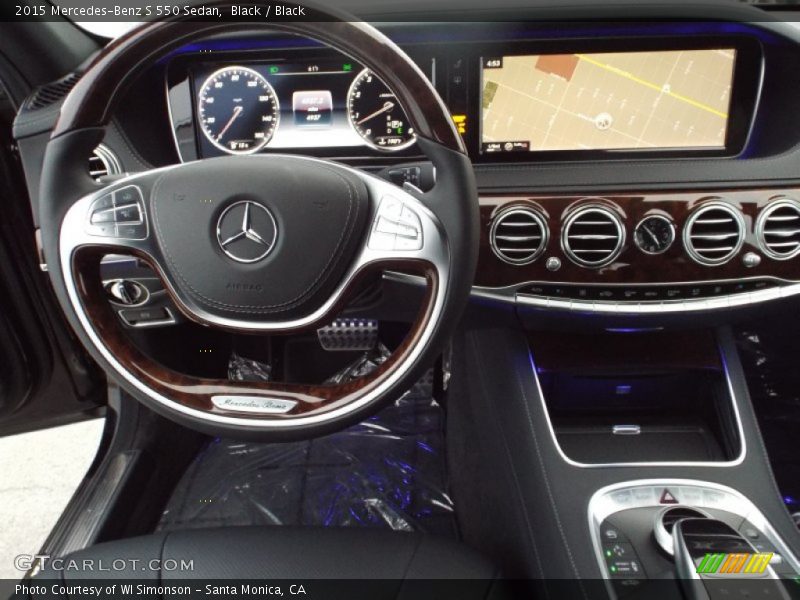 Black / Black 2015 Mercedes-Benz S 550 Sedan