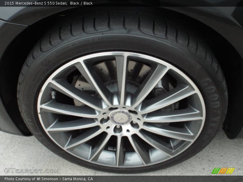 Black / Black 2015 Mercedes-Benz S 550 Sedan