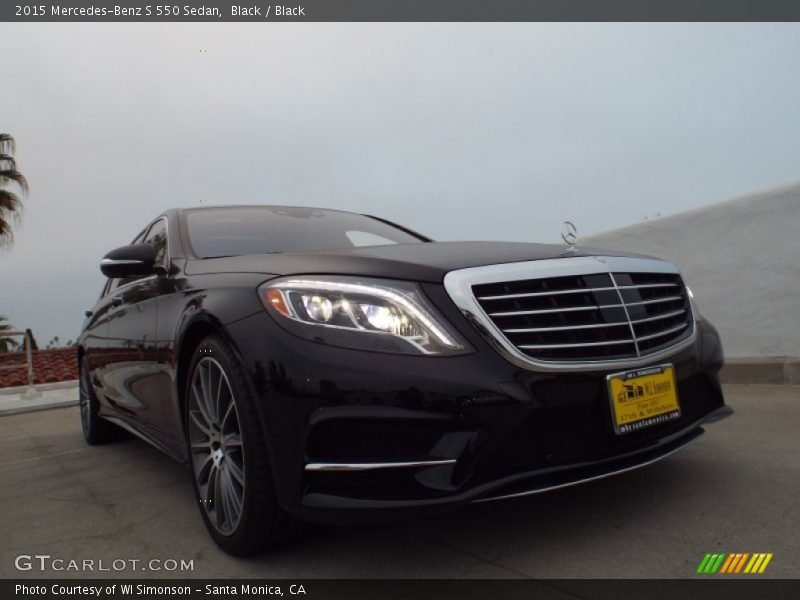 Black / Black 2015 Mercedes-Benz S 550 Sedan