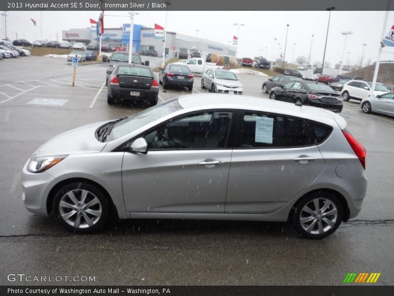 Ironman Silver / Black 2013 Hyundai Accent SE 5 Door