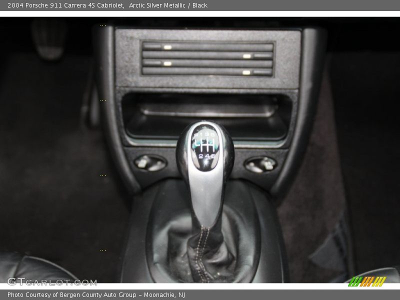 Arctic Silver Metallic / Black 2004 Porsche 911 Carrera 4S Cabriolet
