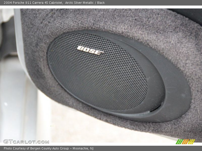 Arctic Silver Metallic / Black 2004 Porsche 911 Carrera 4S Cabriolet