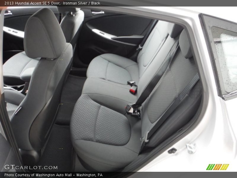 Ironman Silver / Black 2013 Hyundai Accent SE 5 Door