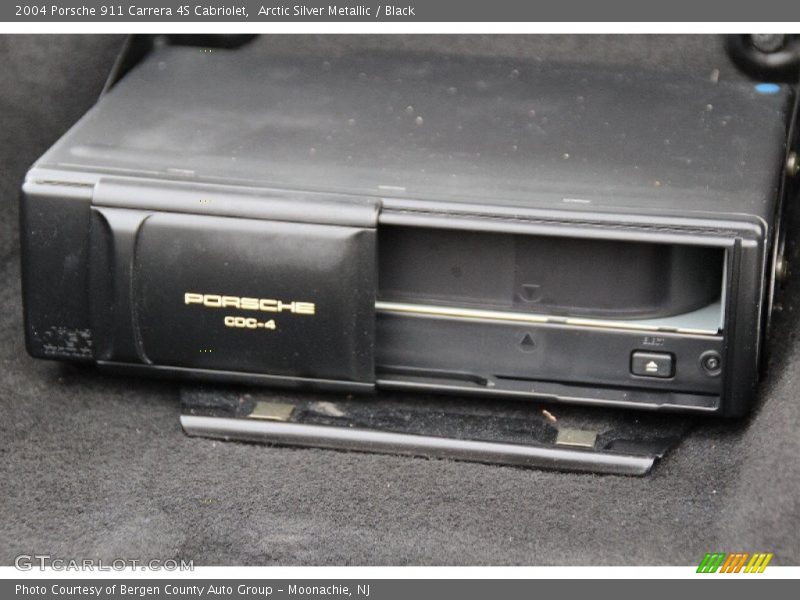 Arctic Silver Metallic / Black 2004 Porsche 911 Carrera 4S Cabriolet