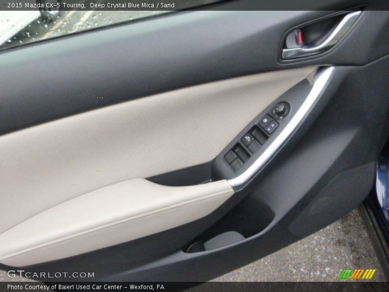 Deep Crystal Blue Mica / Sand 2015 Mazda CX-5 Touring