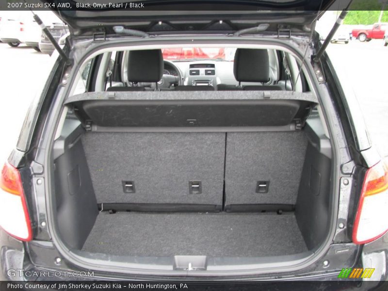 Black Onyx Pearl / Black 2007 Suzuki SX4 AWD