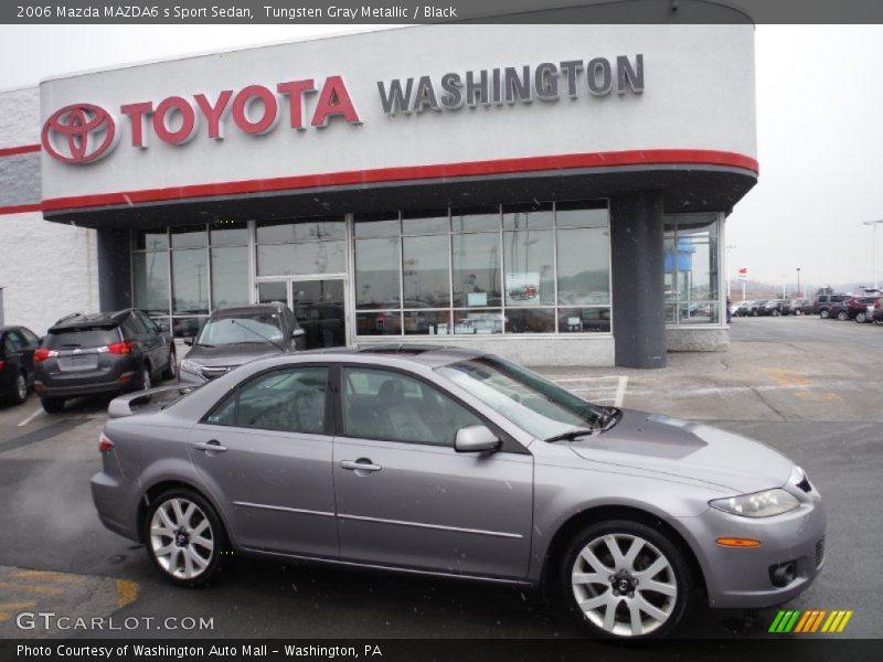 Tungsten Gray Metallic / Black 2006 Mazda MAZDA6 s Sport Sedan