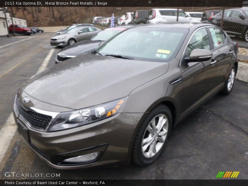 Metal Bronze Pearl Metallic / Beige 2013 Kia Optima EX