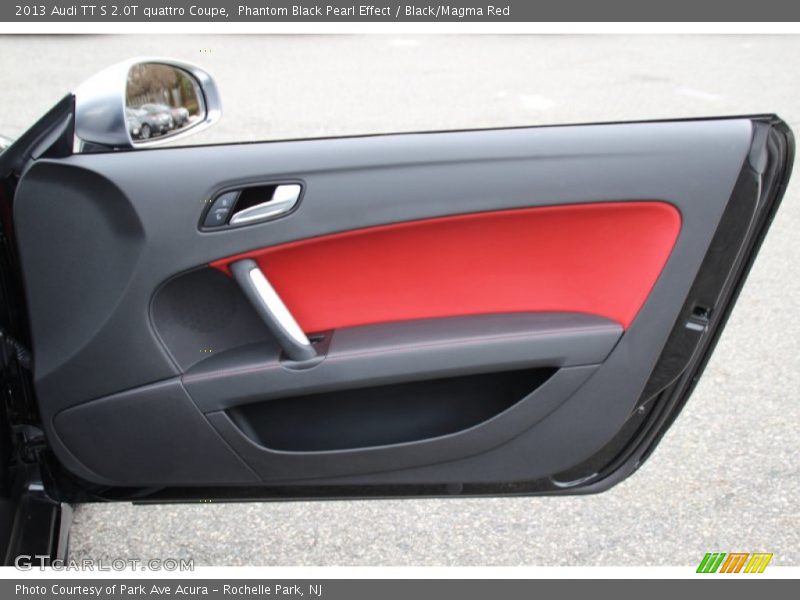Phantom Black Pearl Effect / Black/Magma Red 2013 Audi TT S 2.0T quattro Coupe