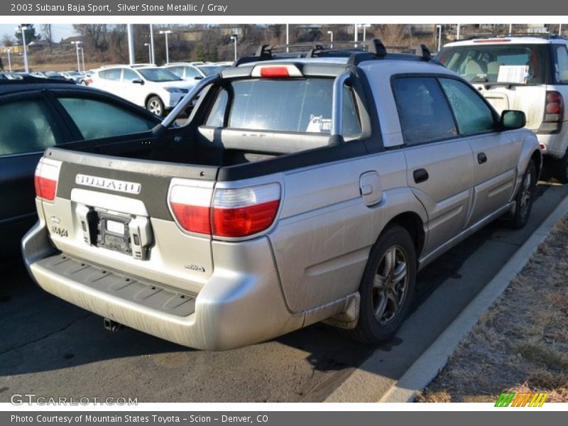 Silver Stone Metallic / Gray 2003 Subaru Baja Sport