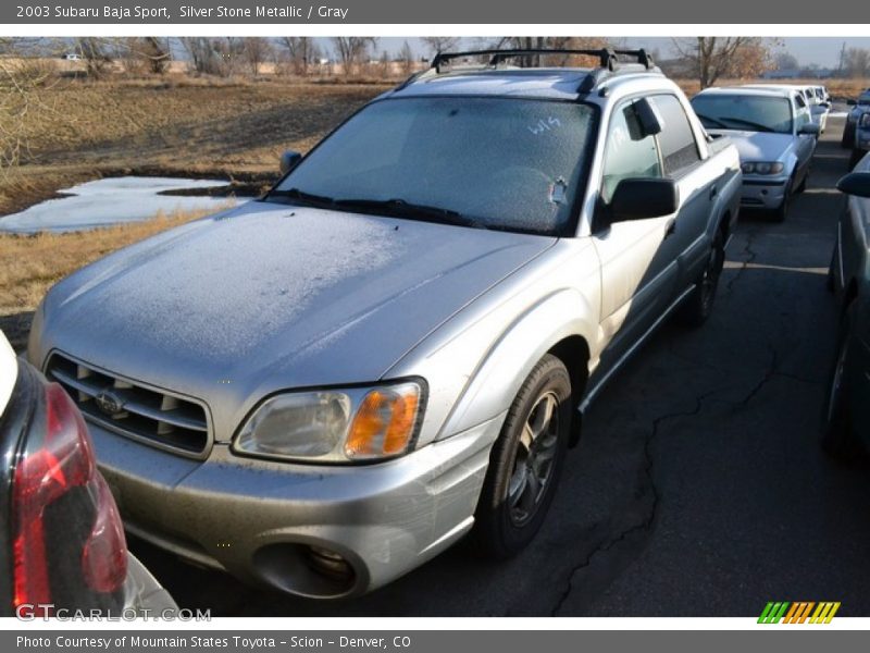 Silver Stone Metallic / Gray 2003 Subaru Baja Sport