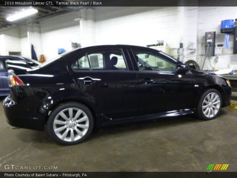 Tarmac Black Pearl / Black 2010 Mitsubishi Lancer GTS
