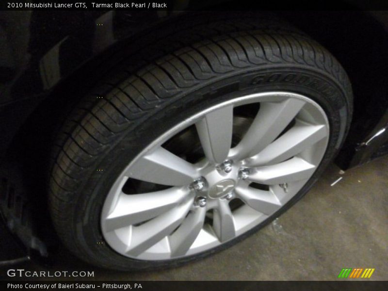Tarmac Black Pearl / Black 2010 Mitsubishi Lancer GTS