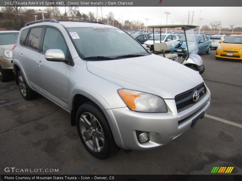 Classic Silver Metallic / Dark Charcoal 2012 Toyota RAV4 V6 Sport 4WD