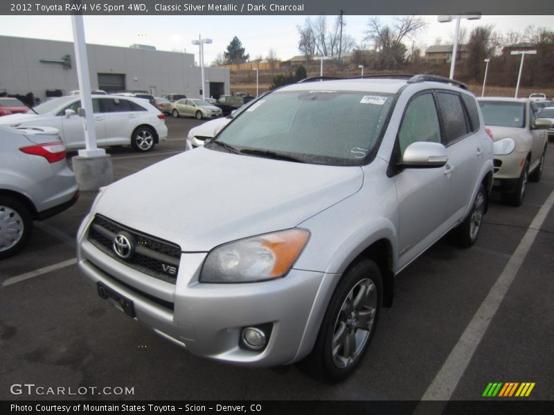 Classic Silver Metallic / Dark Charcoal 2012 Toyota RAV4 V6 Sport 4WD