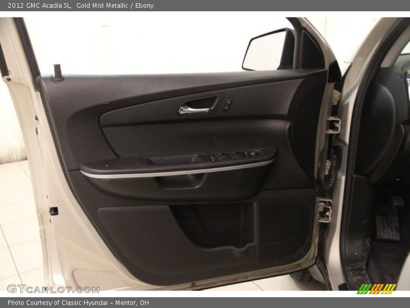 Gold Mist Metallic / Ebony 2012 GMC Acadia SL