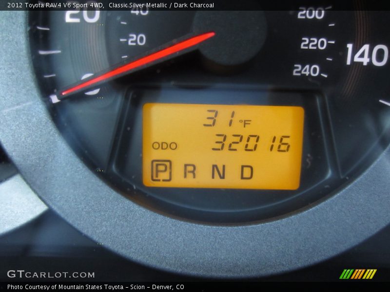 Classic Silver Metallic / Dark Charcoal 2012 Toyota RAV4 V6 Sport 4WD