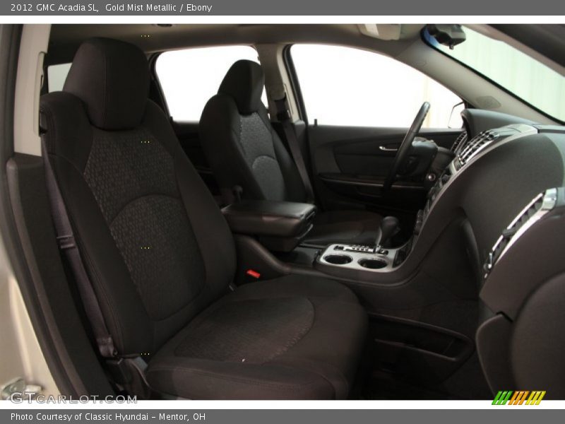 Gold Mist Metallic / Ebony 2012 GMC Acadia SL