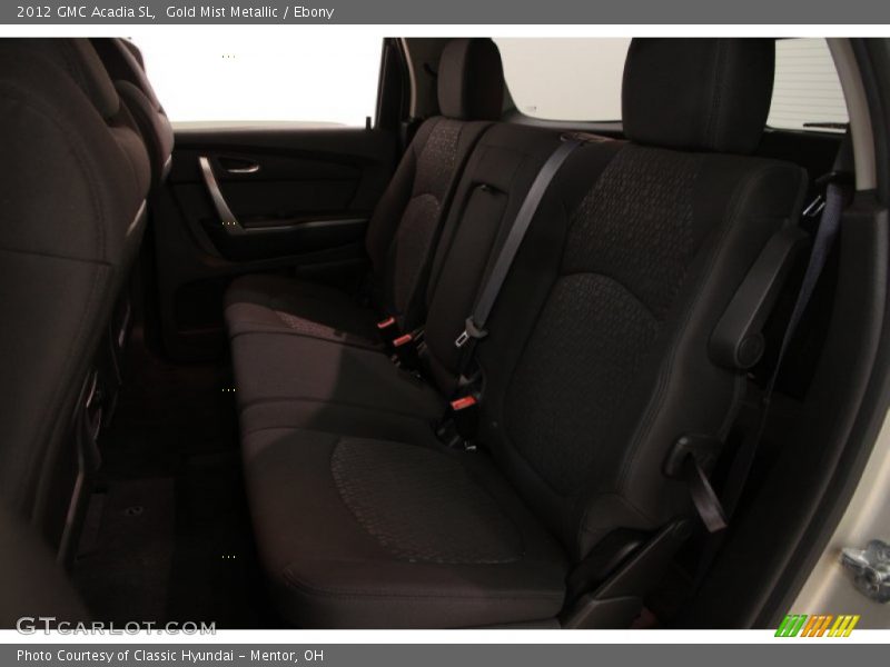 Gold Mist Metallic / Ebony 2012 GMC Acadia SL