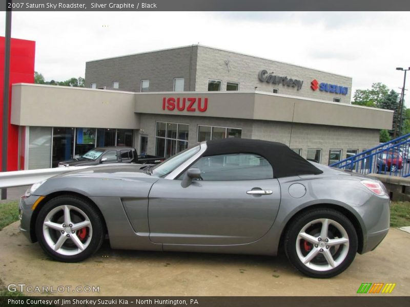 Silver Graphite / Black 2007 Saturn Sky Roadster