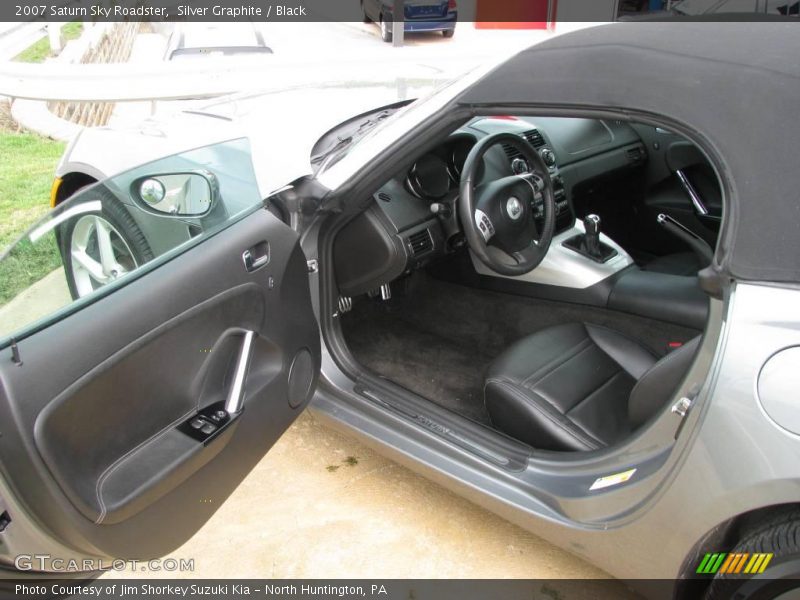 Silver Graphite / Black 2007 Saturn Sky Roadster