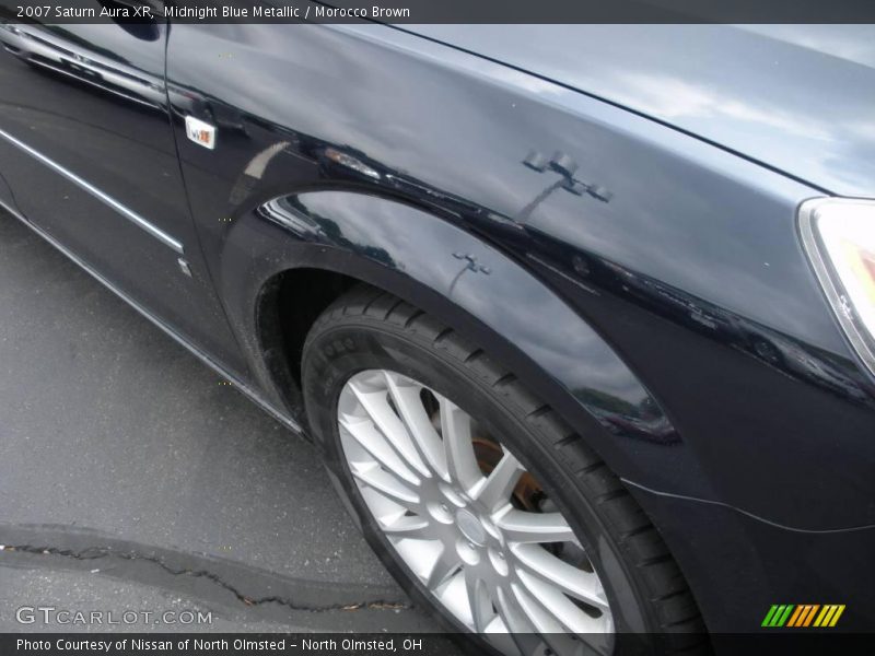 Midnight Blue Metallic / Morocco Brown 2007 Saturn Aura XR