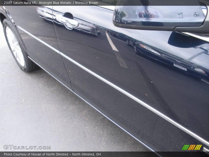 Midnight Blue Metallic / Morocco Brown 2007 Saturn Aura XR