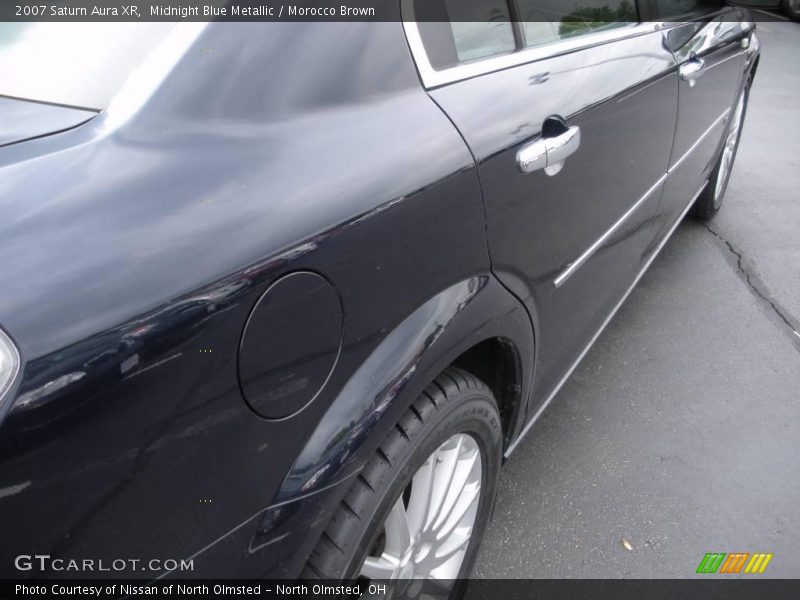 Midnight Blue Metallic / Morocco Brown 2007 Saturn Aura XR