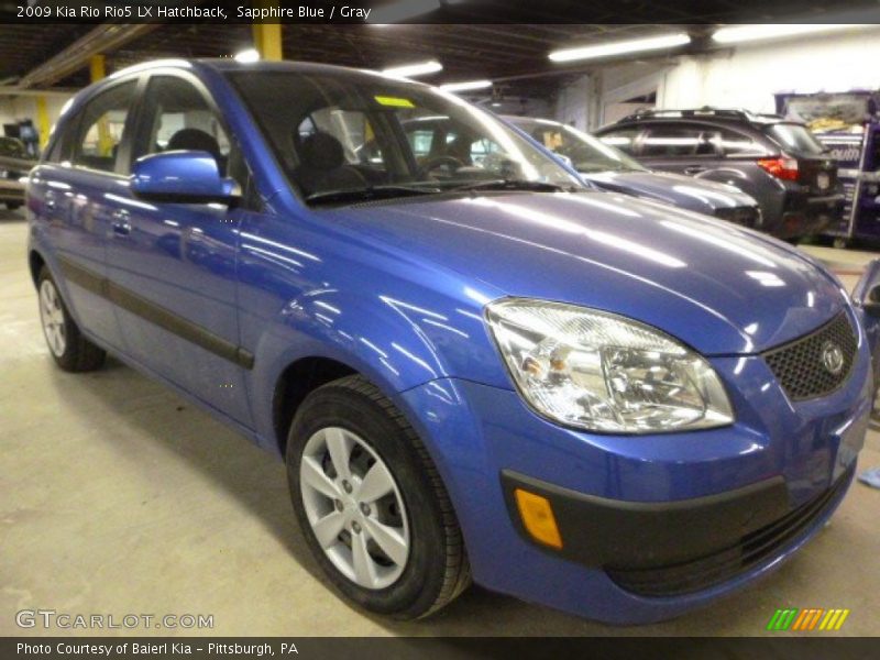 Sapphire Blue / Gray 2009 Kia Rio Rio5 LX Hatchback