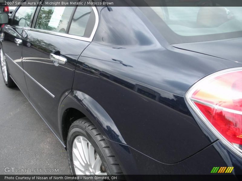 Midnight Blue Metallic / Morocco Brown 2007 Saturn Aura XR