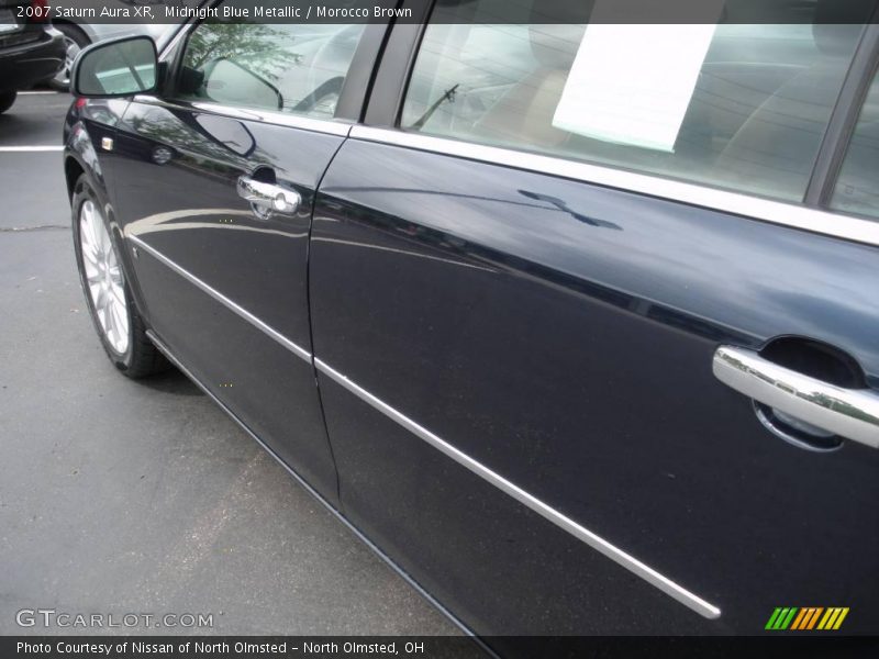 Midnight Blue Metallic / Morocco Brown 2007 Saturn Aura XR