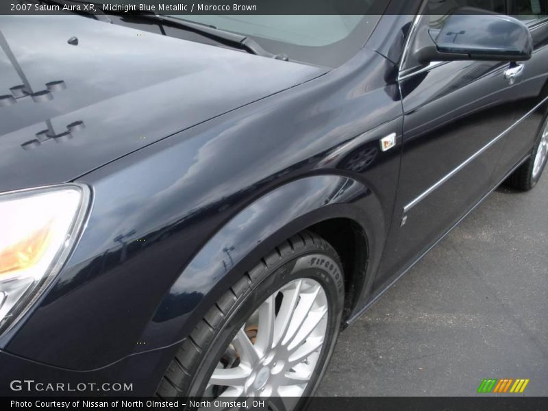 Midnight Blue Metallic / Morocco Brown 2007 Saturn Aura XR