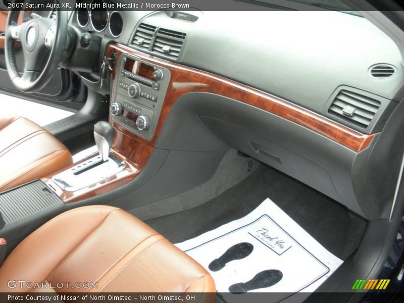 Midnight Blue Metallic / Morocco Brown 2007 Saturn Aura XR