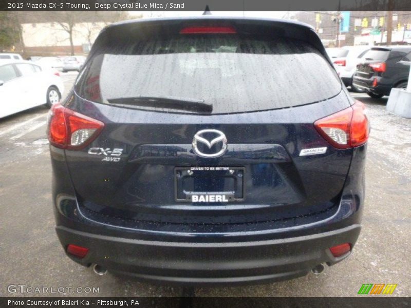 Deep Crystal Blue Mica / Sand 2015 Mazda CX-5 Touring