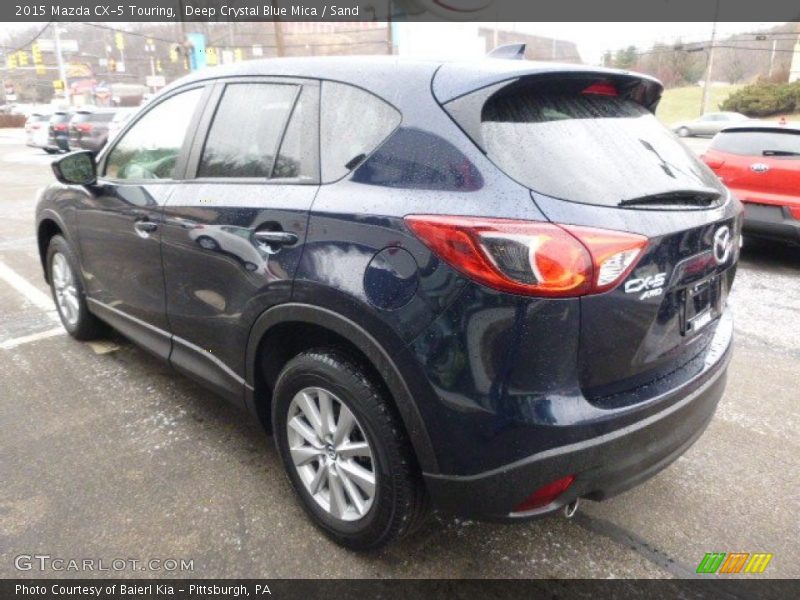 Deep Crystal Blue Mica / Sand 2015 Mazda CX-5 Touring