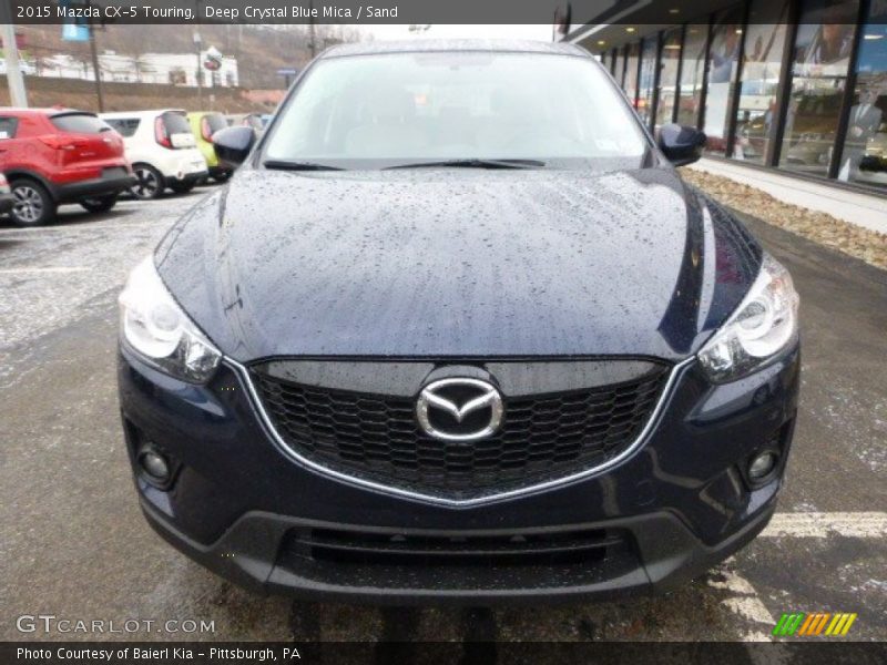 Deep Crystal Blue Mica / Sand 2015 Mazda CX-5 Touring