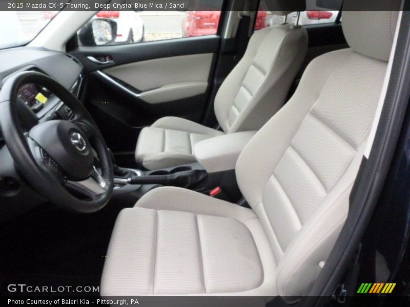 Deep Crystal Blue Mica / Sand 2015 Mazda CX-5 Touring