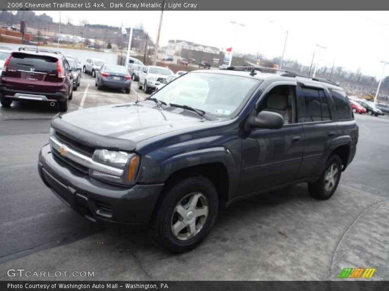 Dark Gray Metallic / Light Gray 2006 Chevrolet TrailBlazer LS 4x4