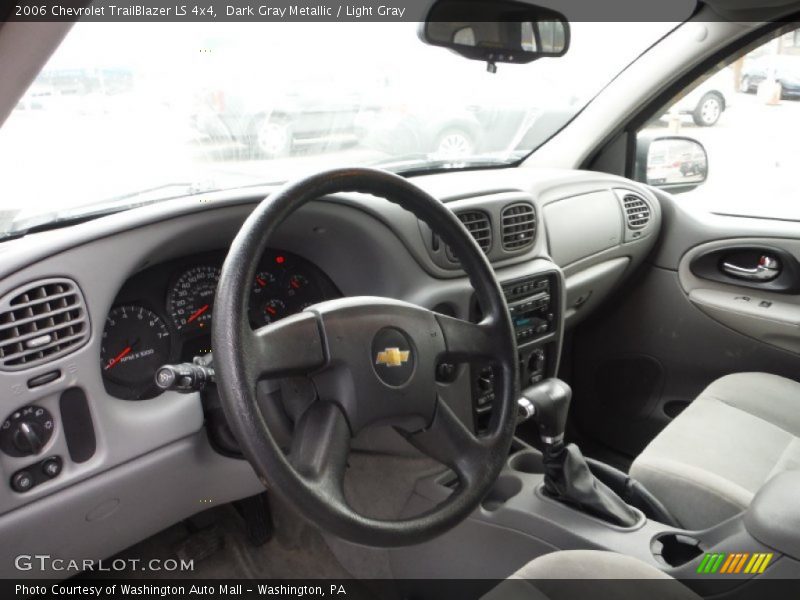 Dark Gray Metallic / Light Gray 2006 Chevrolet TrailBlazer LS 4x4