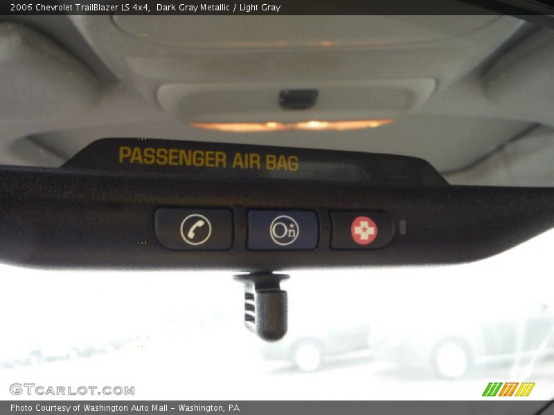 Dark Gray Metallic / Light Gray 2006 Chevrolet TrailBlazer LS 4x4