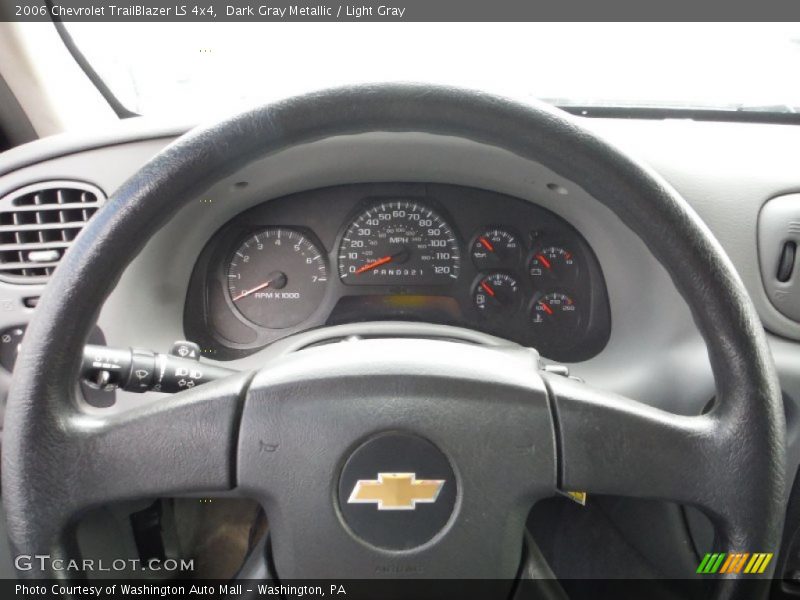 Dark Gray Metallic / Light Gray 2006 Chevrolet TrailBlazer LS 4x4