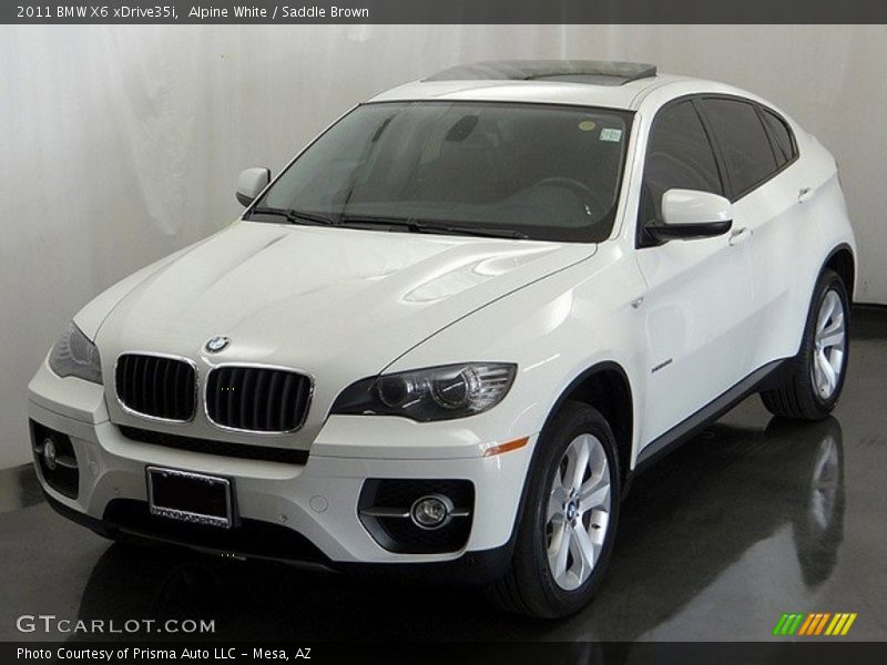 Alpine White / Saddle Brown 2011 BMW X6 xDrive35i