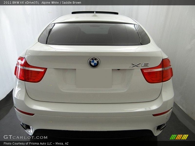 Alpine White / Saddle Brown 2011 BMW X6 xDrive35i