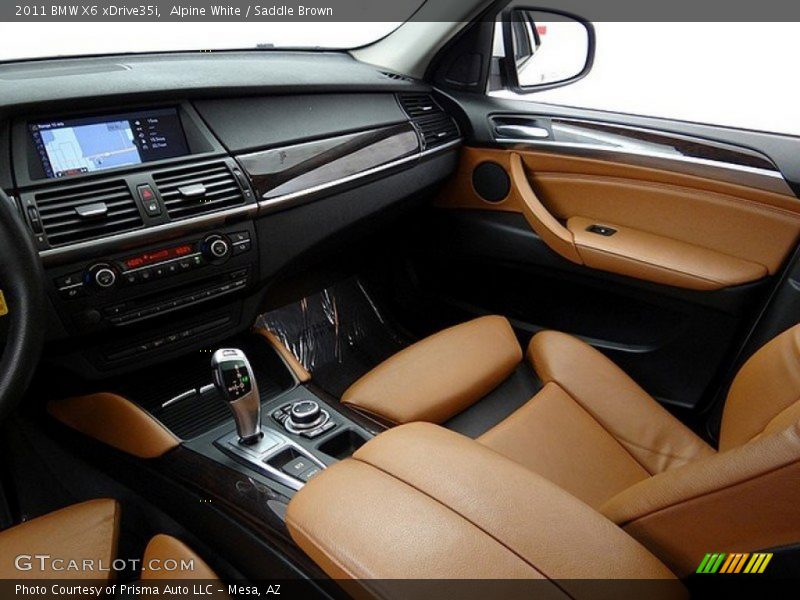 Alpine White / Saddle Brown 2011 BMW X6 xDrive35i