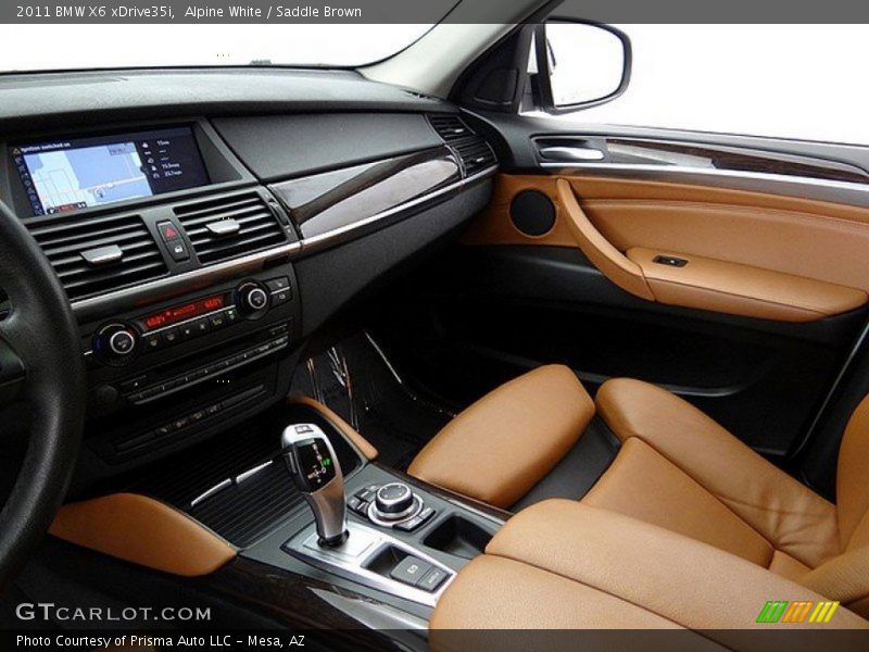 Alpine White / Saddle Brown 2011 BMW X6 xDrive35i