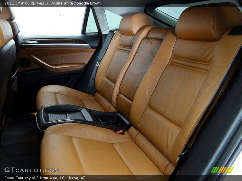 Alpine White / Saddle Brown 2011 BMW X6 xDrive35i